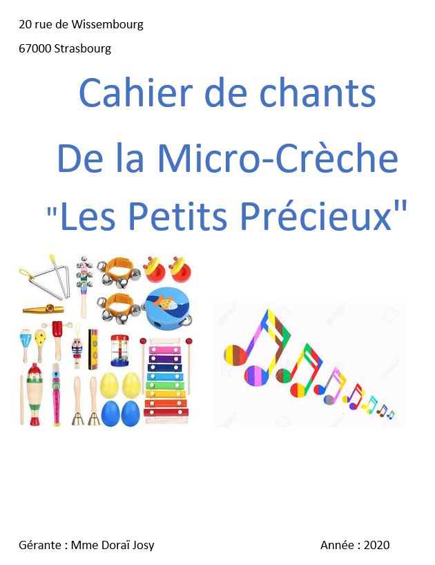 Cahier de chants